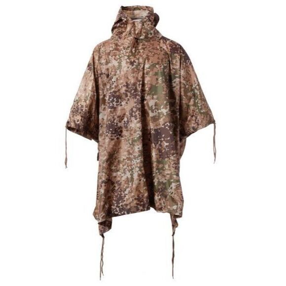 Mil-Tec 10630055 Men's Sz OSFM Arid Fleck Camo Ripstop Multi-Purpose Poncho - Picture 1 of 2